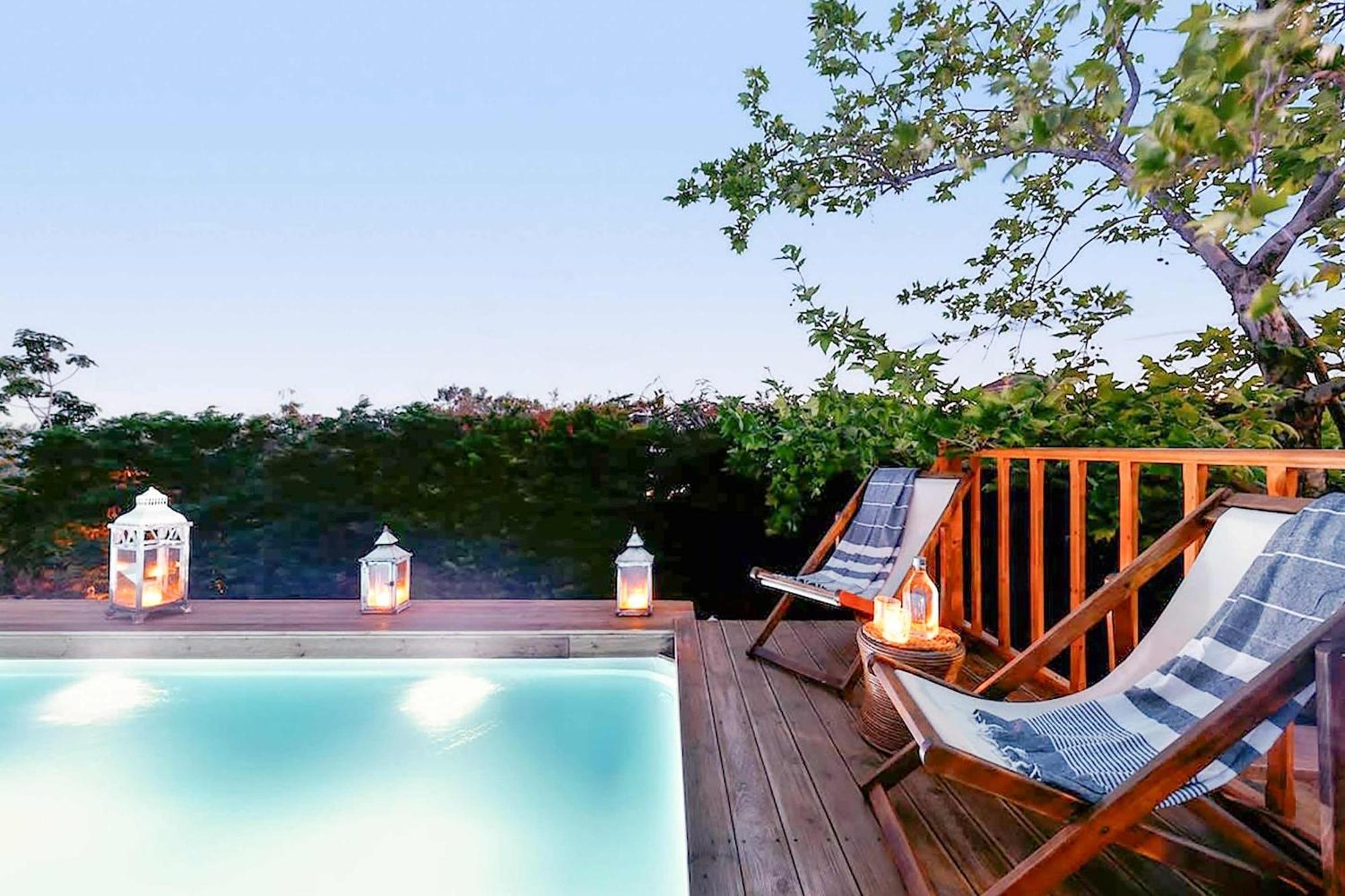 Navarino Captains Villa - Lux Private Pool Retreat Marathopoli Exterior photo